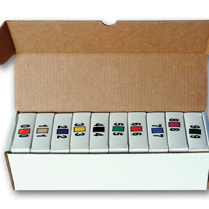 White Dispenser Box for Color Code Rolls, Holds 10 Rollsty. 1 - Independent Dealer Services