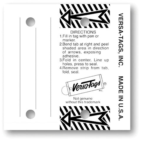 Versa Tag Multi Use Key Tag - #204 - 250 Per Box With Rings - Independent Dealer Services
