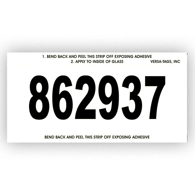 Stock Number Mini Signs - #650 - CUSTOM - Qty. 250 - Independent Dealer Services
