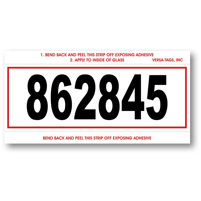 Stock Number Mini Signs - #650 - CUSTOM - Qty. 250 - Independent Dealer Services
