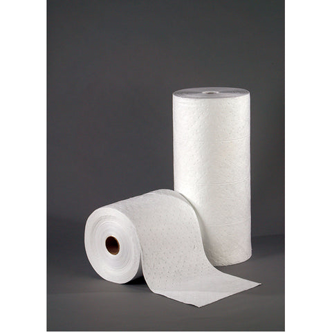 Oil Only White Meltblown Sonic Bonded Roll - 30" x 150' -  Qty. 1 Roll - Independent Dealer Services