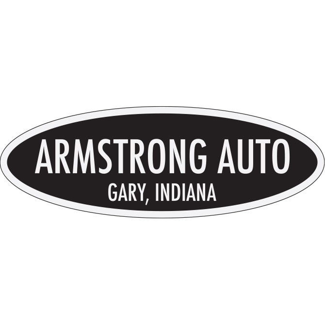 White Reflective  Auto Stickers - Custom - Style F- Qty. 1 - Independent Dealer Services