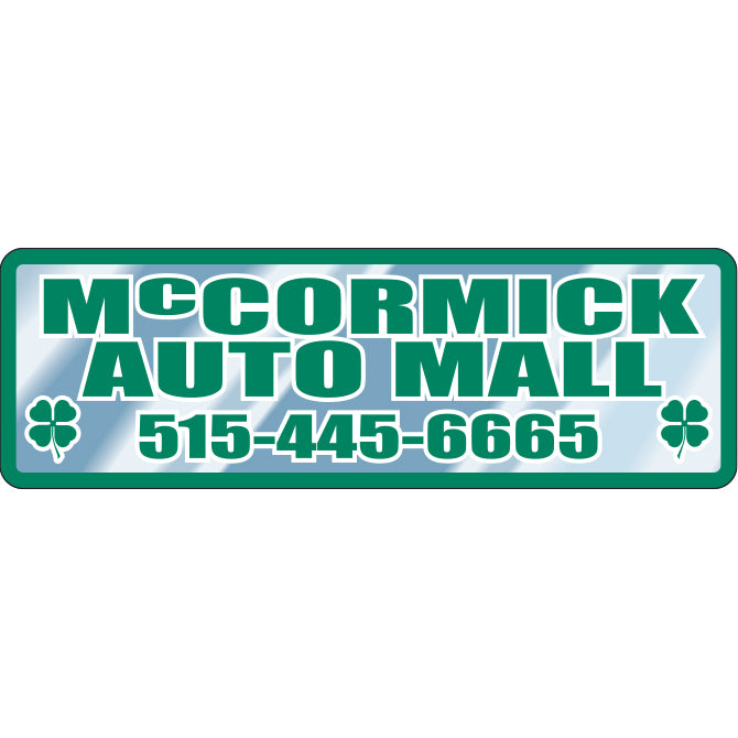 Domed Auto Stickers - Chrome - Custom - Style A - Qty. 1 - Independent Dealer Services