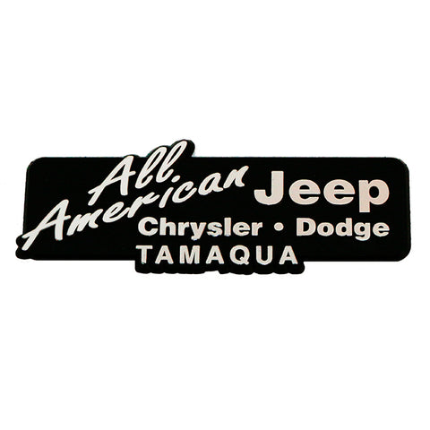 3-Dimensional Plastic Name Plate - Custom - Qty. 1 - Independent Dealer Services