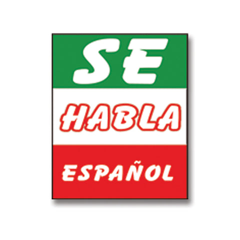 Underhood Sign - SE HABLA ESPANOL - Qty. 1 - Independent Dealer Services
