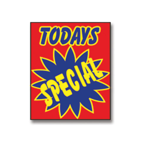 Underhood Sign - TODAYS SPECIAL - Qty. 1 - Independent Dealer Services