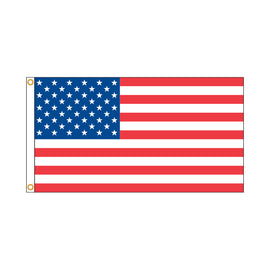 American Flag - Nylon w/Embroidered Stars & Sewn Stripes - Qty. 1 - Independent Dealer Services