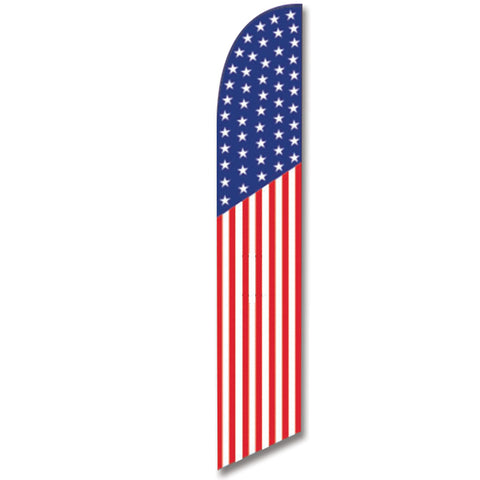 Swooper Banner - AMERICAN FLAG (TRADITIONAL) - Qty. 1 - Independent Dealer Services