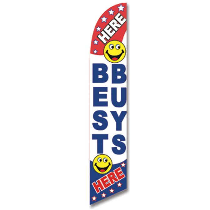 Swooper Banner - BEST BUYS (SMILEY) - Qty. 1 - Independent Dealer Services
