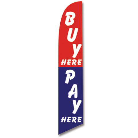 Swooper Banner - BUY HERE/PAY HERE - Qty. 1 - Independent Dealer Services