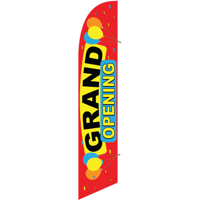 Swooper Banner - GRAND OPENING (RED) - Qty. 1 - Independent Dealer Services