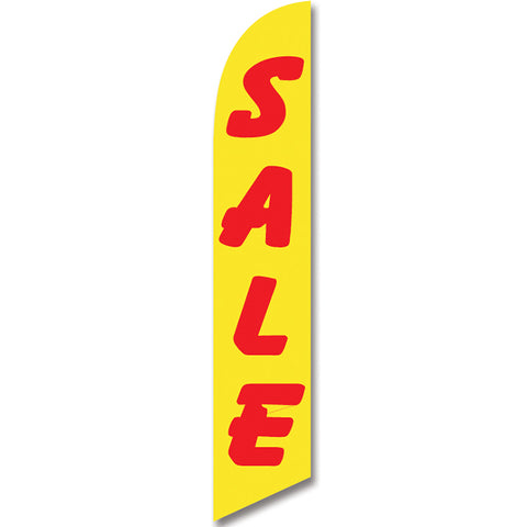Swooper Banner - SALE (RED LETTER/YELLOW BACKGROUND) - Qty. 1 - Independent Dealer Services