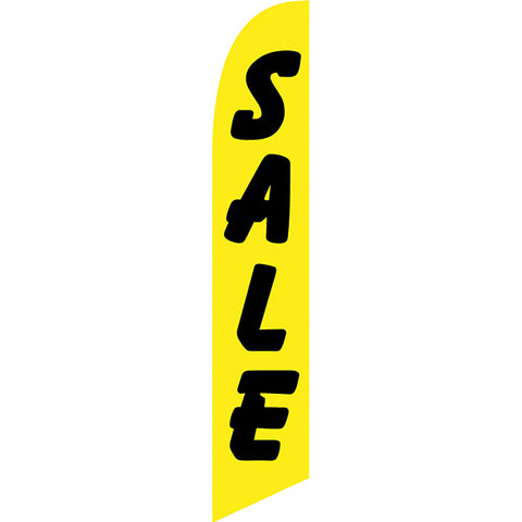 Swooper Banner - SALE BLACK LETTER/YELLOW BACKGROUND) - Qty. 1 - Independent Dealer Services