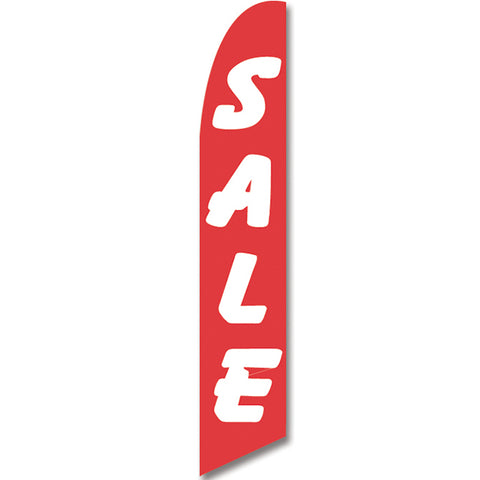 Swooper Banner - SALE - (WHITE LETTER/RED BACKGROUND) - Qty. 1 - Independent Dealer Services