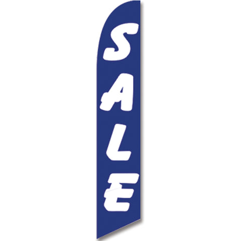 Swooper Banner - SALE (WHITE LETTER/BLUE BACKGROUND) - Qty. 1 - Independent Dealer Services