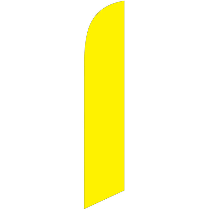 Swooper Banner - SOLID YELLOW - Qty. 1 - Independent Dealer Services