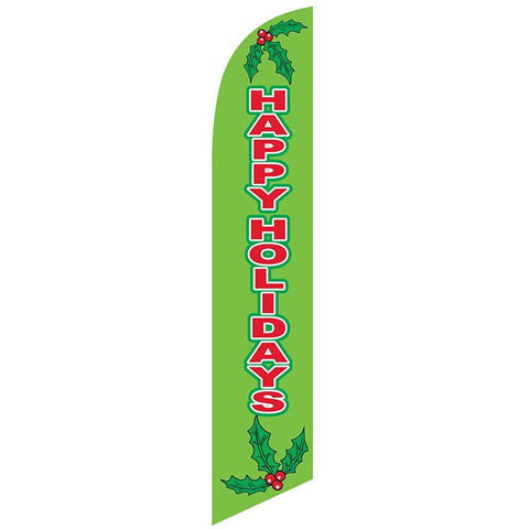 Swooper Banner - HAPPY HOLIDAYS - Qty. 1 - Independent Dealer Services