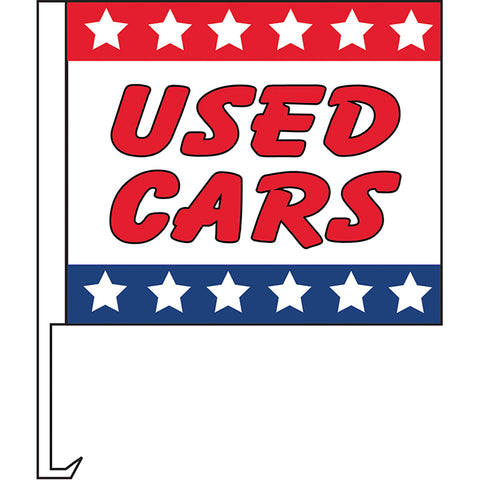 Standard Clip-On Flag - Used Cars - Qty. 1 - Independent Dealer Services