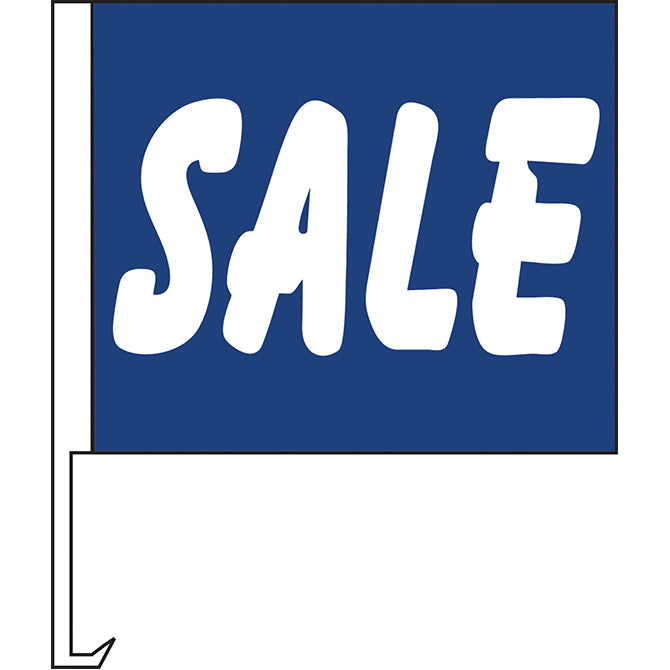 Standard Clip-On Flag - Blue Sale - Qty. 1 - Independent Dealer Services