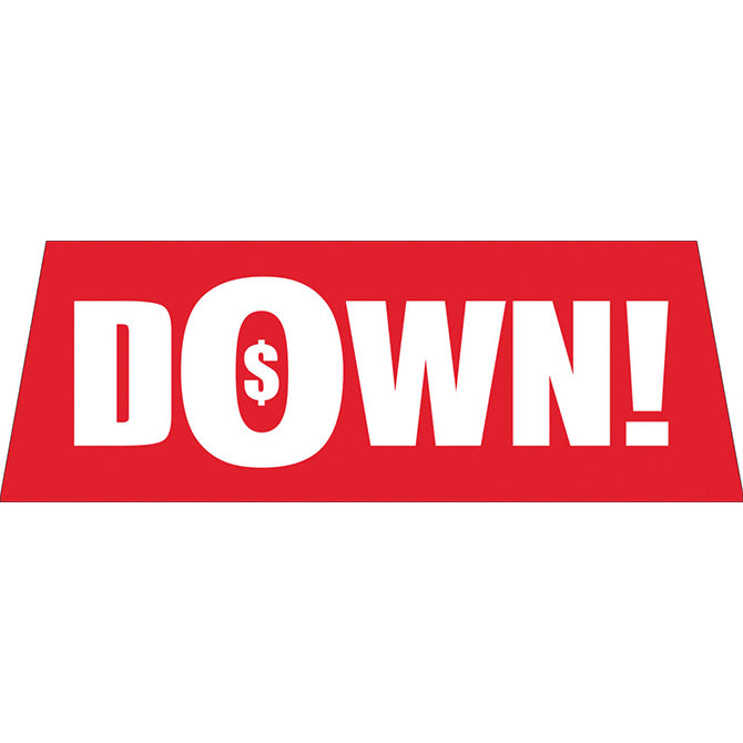 Windshield Banner - 0 $ Down! - Qty. 1 - Independent Dealer Services