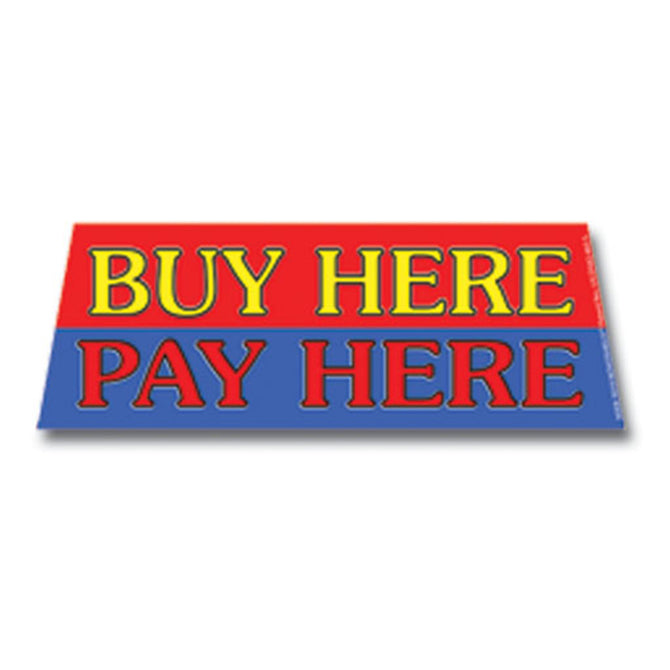 Windshield Banner - Buy Here-Pay Here - Qty. 1 - Independent Dealer Services