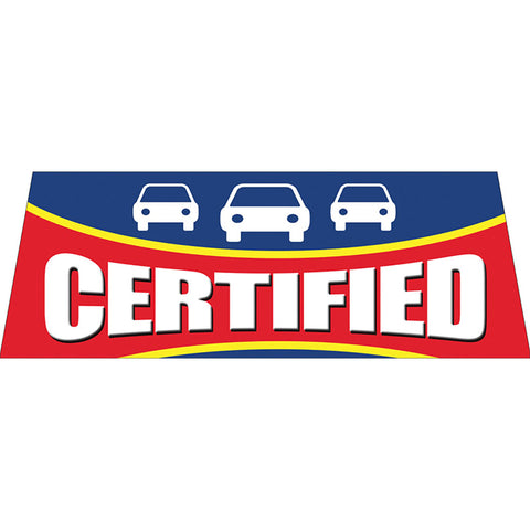 Windshield Banner - Certified - Qty. 1 - Independent Dealer Services