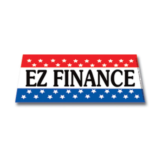 Windshield Banner - EZ Finance - Qty. 1 - Independent Dealer Services
