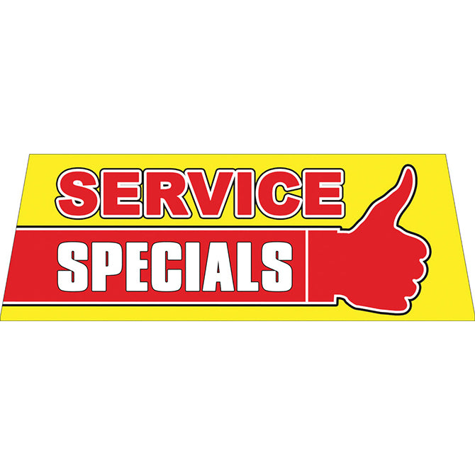Windshield Banner - Service Specials - Qty. 1 - Independent Dealer Services