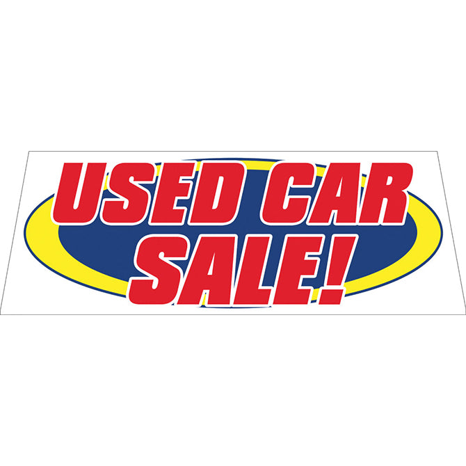 Windshield Banner - Used Car Sale! - Qty. 1 - Independent Dealer Services