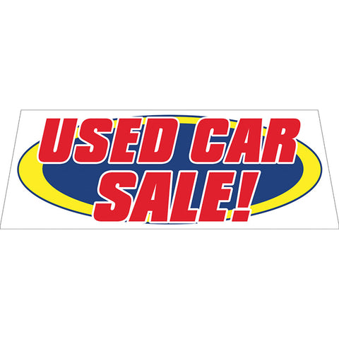 Windshield Banner - Used Car Sale! - Qty. 1 - Independent Dealer Services