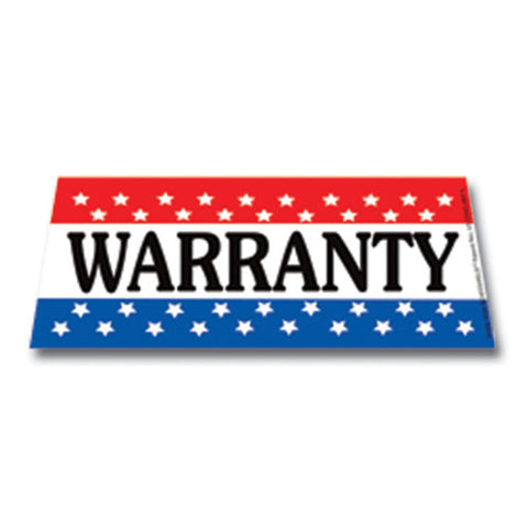Windshield Banner - Warranty - Qty. 1 - Independent Dealer Services
