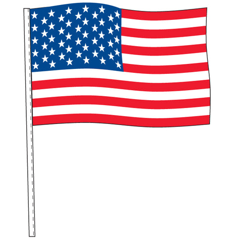 Antenna Flag - Supreme Cloth - American Flag -  Qty. 12 - Independent Dealer Services