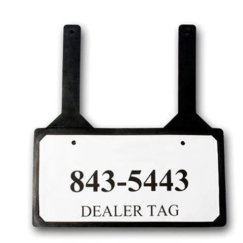 Demo License Plate Holder - DEM-O Jiffy Plate - Neoprene Qty. 1 - Independent Dealer Services
