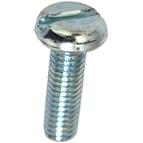 License Plate Screw Slotted Pan Head - Metric - 6mm  X 20mm Qty. 100 - Independent Dealer Services