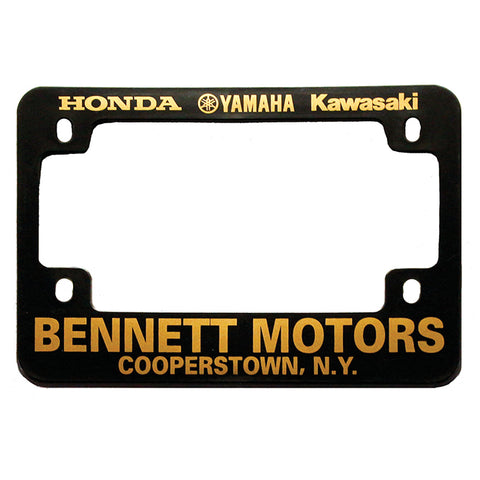 License Plate Frames - Motorcycle Screen Printed - Qty. 1 - Independent Dealer Services