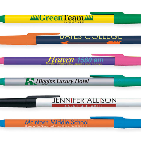 Custom Pens - Round Stic Bic Pens - Qty. 1 - Independent Dealer Services