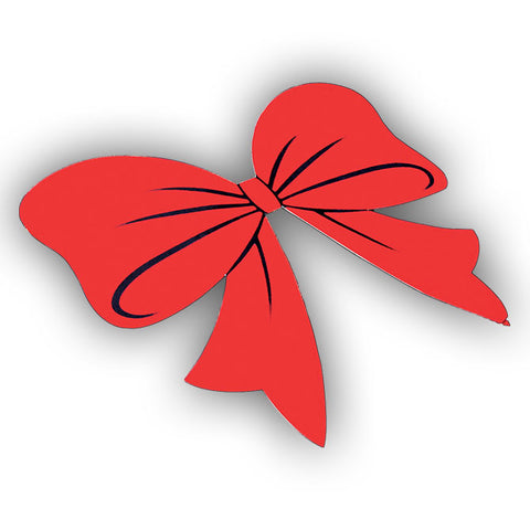 Window Sticker - HOLIDAY BOW - Qty. 12 - Independent Dealer Services