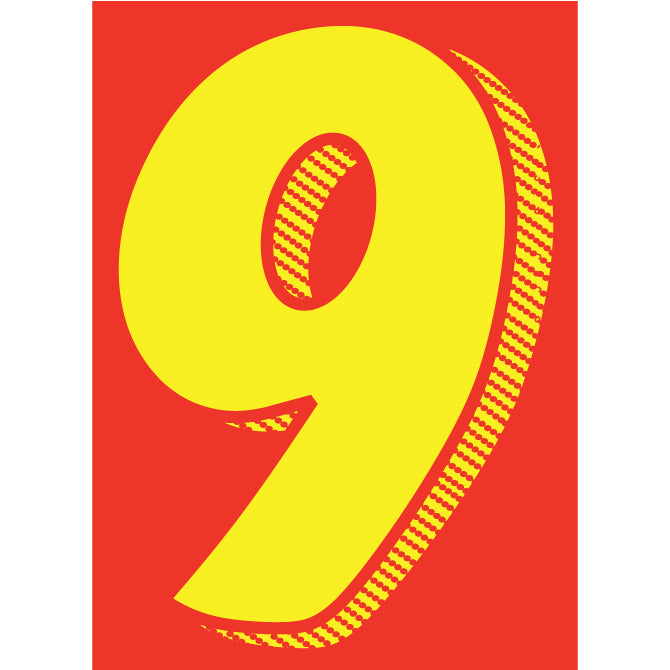 Window Sticker - 7 1/2" Yellow-Red - Qty. 12 - Independent Dealer Services