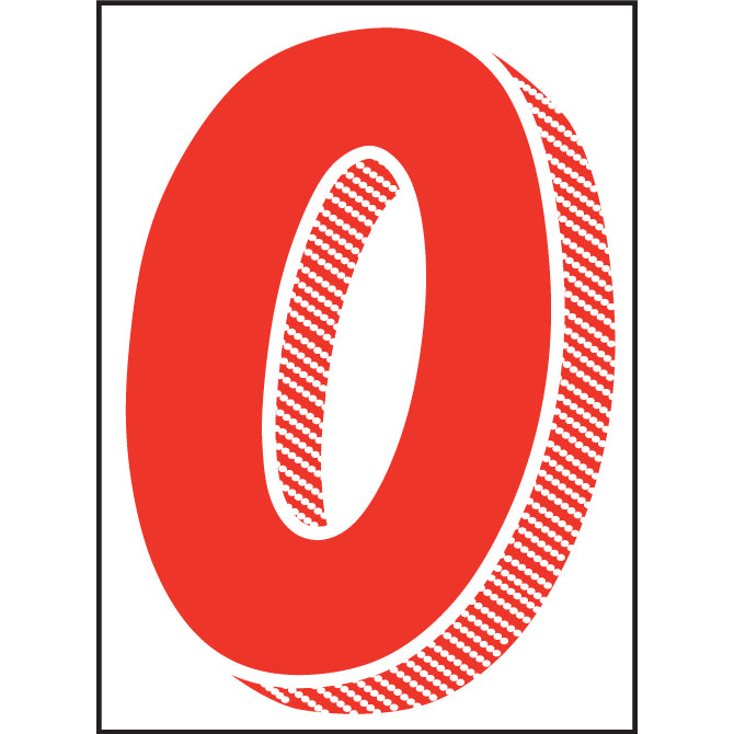 Window Sticker - 7 1/2" Red/White - Qty. 12 - Independent Dealer Services