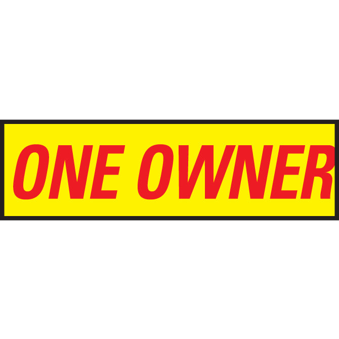 Yellow & Red Slogan - Qty. 12 - Independent Dealer Services