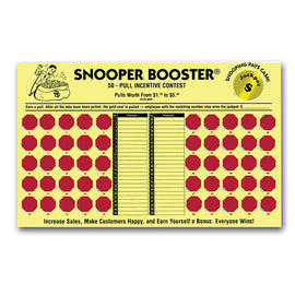 Incentive Cash Board - Snooper Booster - Yellow Board - Qty. 1 - Independent Dealer Services