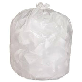 Trash Bags - 13 Gallon White - 23-1/2"  x  31" - Qty. 54 (GCPCR-61) - Independent Dealer Services