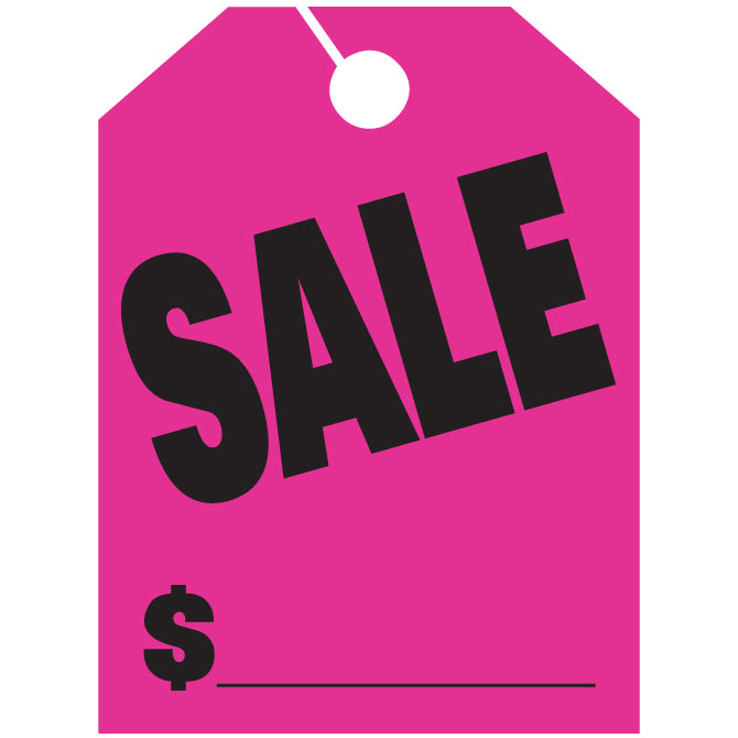 Hang Tags - Sale - Large - Qty. 50 - Independent Dealer Services