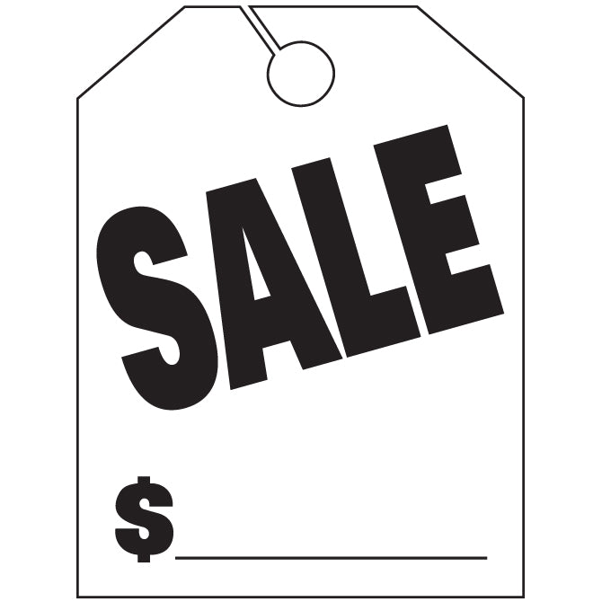Hang Tags - Sale - Large - Qty. 50 - Independent Dealer Services