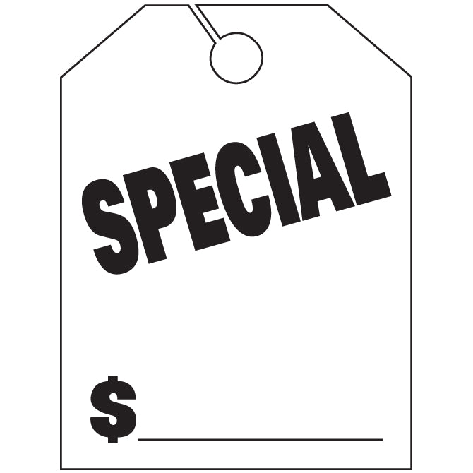 Hang Tags - Special - Large - Qty. 50 - Independent Dealer Services