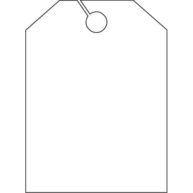 Hang Tags - Blank - Large - Qty. 50 - Independent Dealer Services
