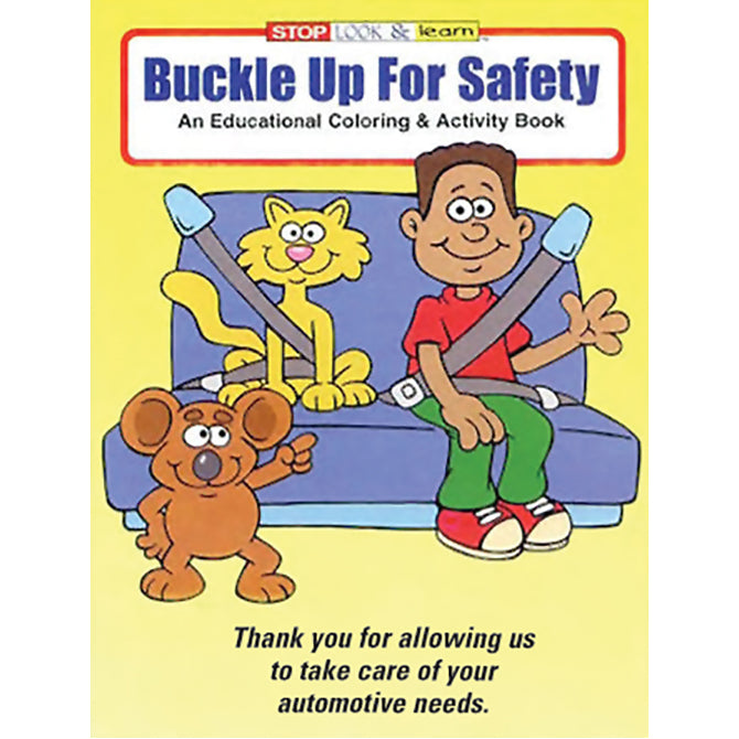 Coloring Book - Buckle Up - Qty. 50 - Independent Dealer Services