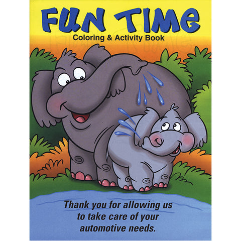 Coloring Book - Fun Time - Qty. 50 - Independent Dealer Services