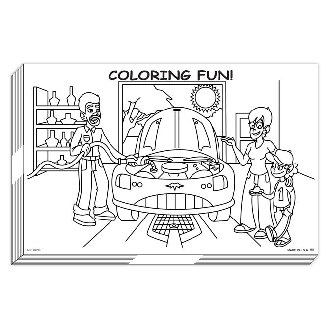 Coloring Pad - 50 Sheets per pad - Qty. 1 - Independent Dealer Services