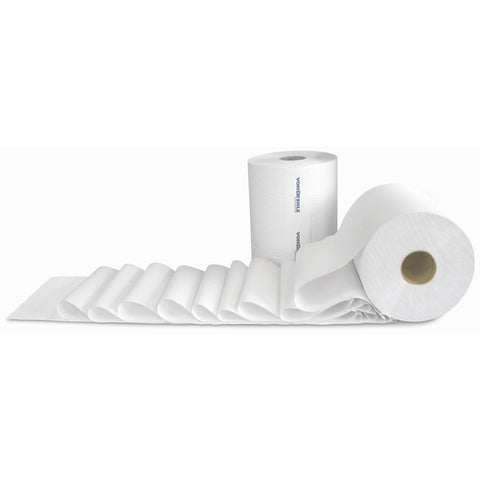 White Roll Towel - 800' Per Roll - 6 Rolls - Qty. 1 Case - Independent Dealer Services
